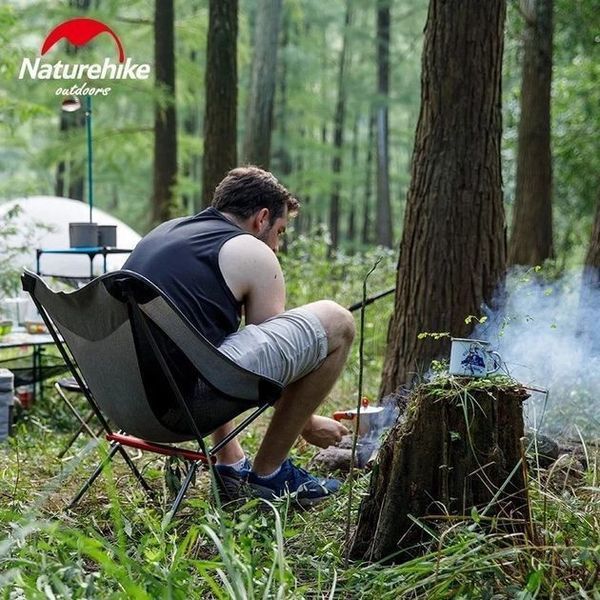 Стілець складаний Naturehike YL05 NH18Y050-Z, чорний 6927595730676 фото