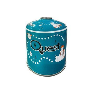 Набір із 12 шт газових балонів різьбових бутанових Quest, 450гр Q-G450_12 фото