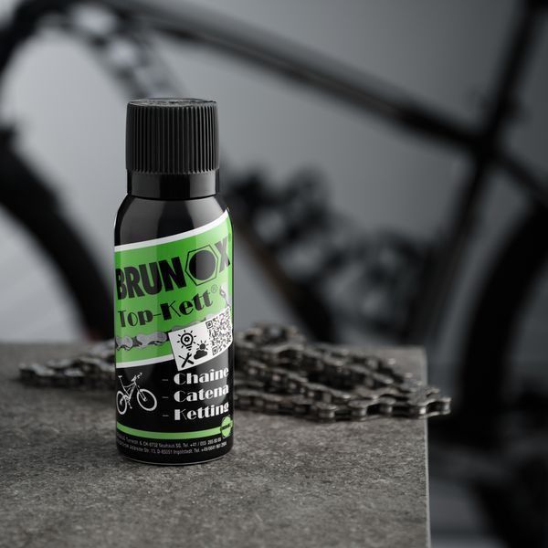Мастило для велосипедних і мотоциклетних ланцюгів, спрей Brunox Top-Kett 100ml BR010TOP-KETT фото