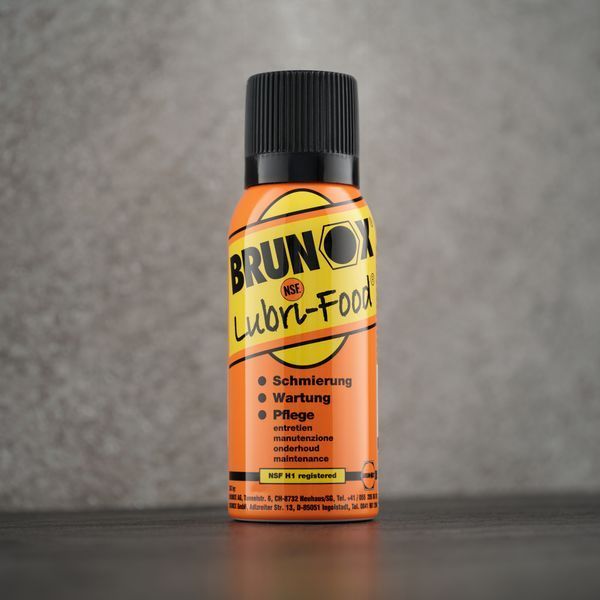 Універсальне мастило для харчового обладнання, спрей Brunox Lubri Food 120ml BR012LF фото