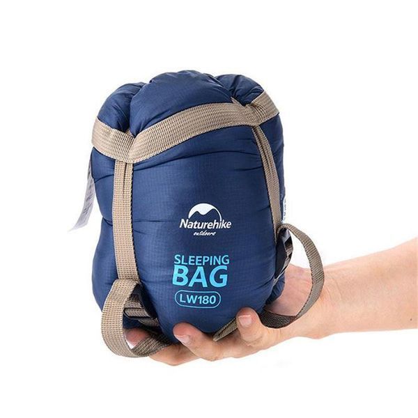 Спальник надлегкий Naturehike Mini Ultra light LW 180 NH15S003-D, Silk-like cotton, помаранчевий 6927595703205 фото