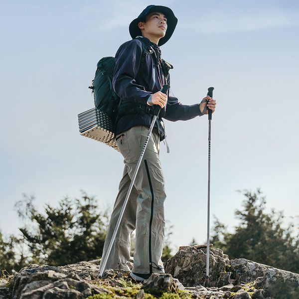 Трекінгова палиця Naturehike CNK2450DS016, 110 см, сіра 6927595791714 фото