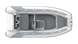 Gala A400L човен RIB (ПВХ, консоль C-03, сидіння S-02) 1052 фото 5