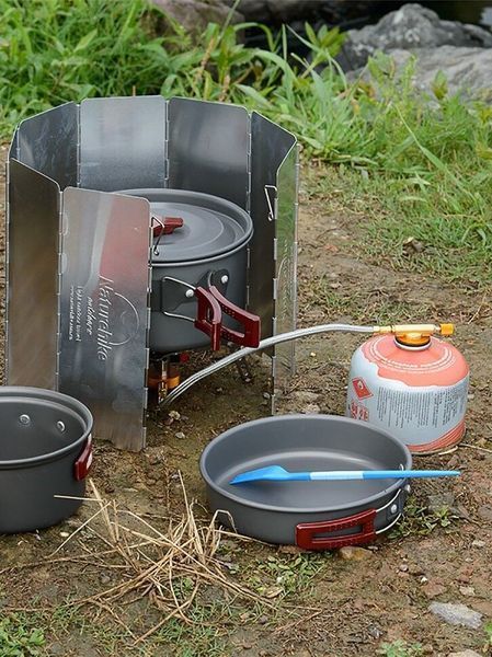 Вітрозахисний екран для пальника&nbsp;Naturehike NH&nbsp;10&nbsp;NH20CJ008&nbsp;steel 6927595749777 фото