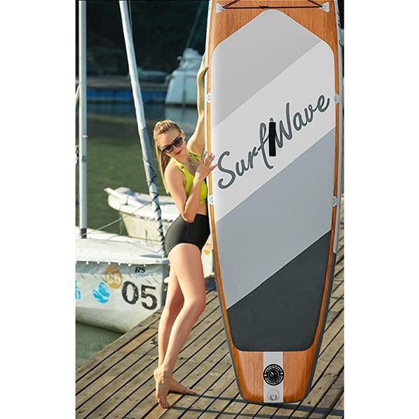 Дошка SUP Surfwave grey сірий 11 Surfwave grey 11 фото