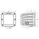 RIGID D-SAE White/Yellow / Pair 50482 фото 2