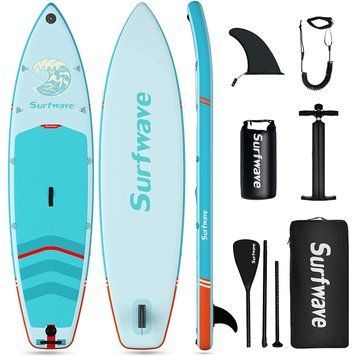 Дошка SUP Surfwave light green, світло-зелений 10.8 Surfwave lg 10.8 фото