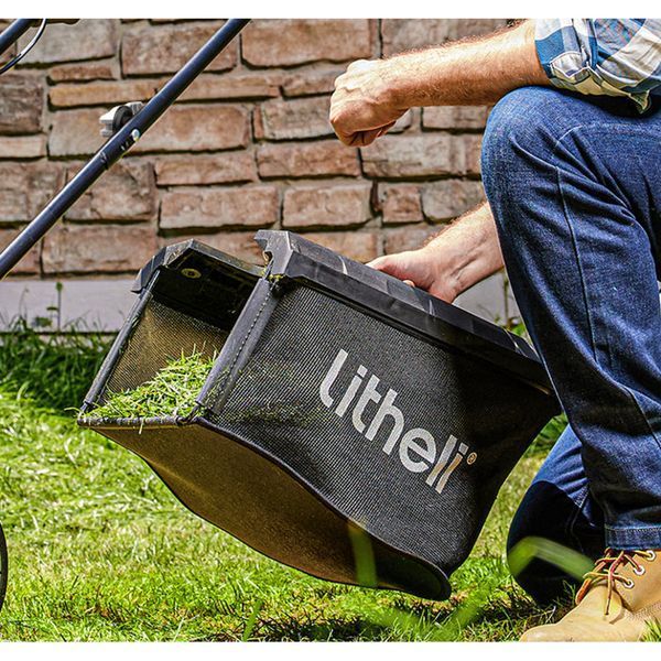 Акумуляторна газонокосарка Litheli, живлення від павербанку (УМБ Litheli Power Bank 20000 mAh, 45 W, 4А SE в комплекті) U20LM00-0U110 фото