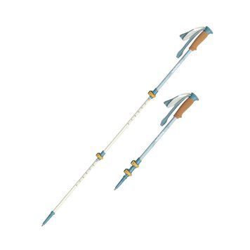 Трекінгова палиця Naturehike CNK2550DS013, 90-120 см, блакитна 6977465868350 фото