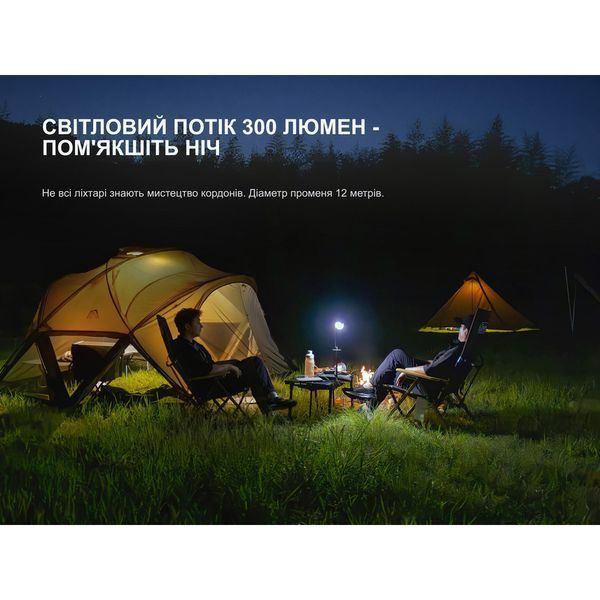 Ліхтар кемпінговий Fenix CL20R V.2.0, чорний CL20RV20BLK фото