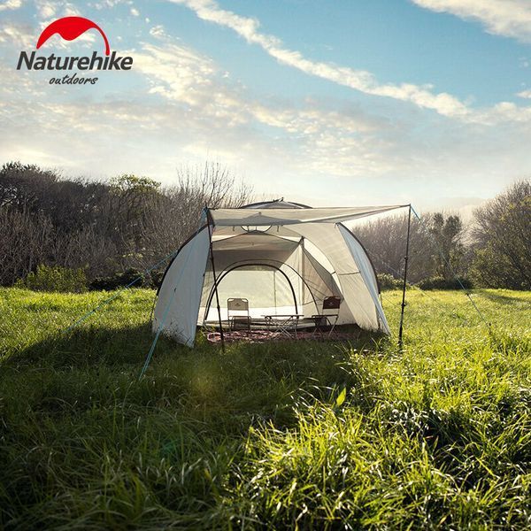 Намет тримісний Naturehike Cloud Fun NH19ZP006, 210T/Silver Coated, білий 6927595739044 фото