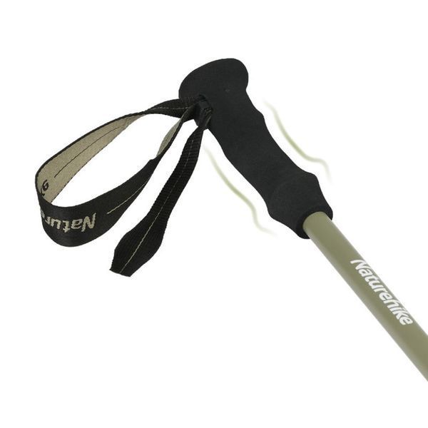 Трекінгова палиця Naturehike CNK2300DS010, 120 см, зелена 6976023923531 фото