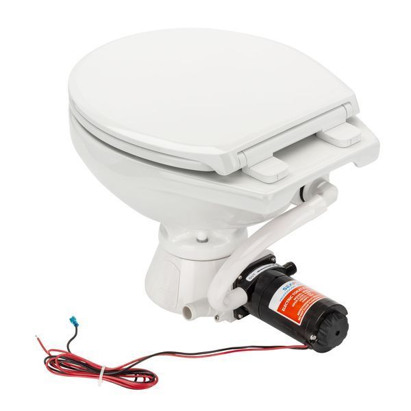 Електричний туалет SEAFLO стандартний розмір 12В SFMTE1-01-R SFMTE1-01-R фото