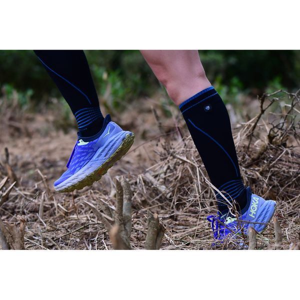 Водонепроникні шкарпетки Dexshell Longlite Socks 2.0, блакитні полоски, розмір L (43-46) DS72506JBB-L фото