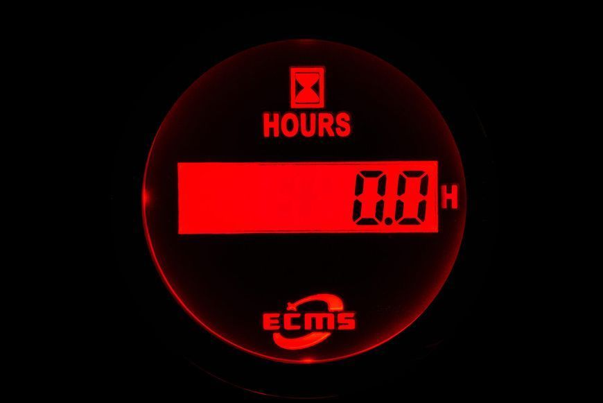 Цифровий лічильник мотогодин ECMS PLH2-WS-HS не імпульсний білий 800-00186 800-00186 фото