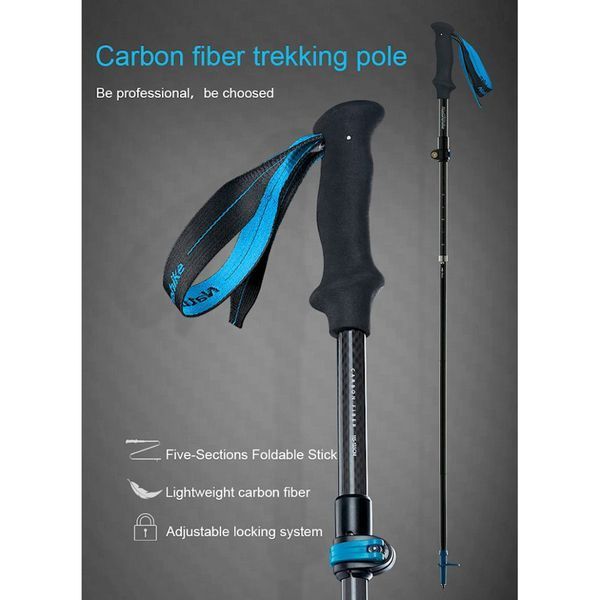 Трекінгова палиця Naturehike ST07 NH18D010-Z, 99-115 см, бордова 6927595748480 фото