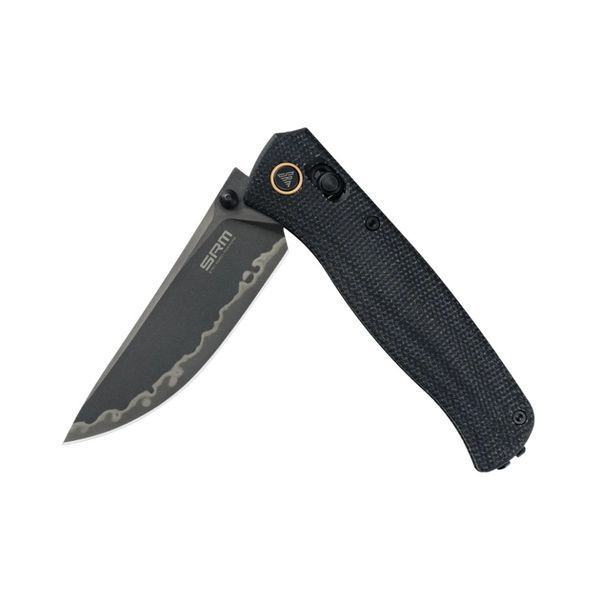 Ніж складаний туристичний SRM Medal 255L-MB3 (8.2 см) 140Cr / Micarta чорний 255L-MB3 фото