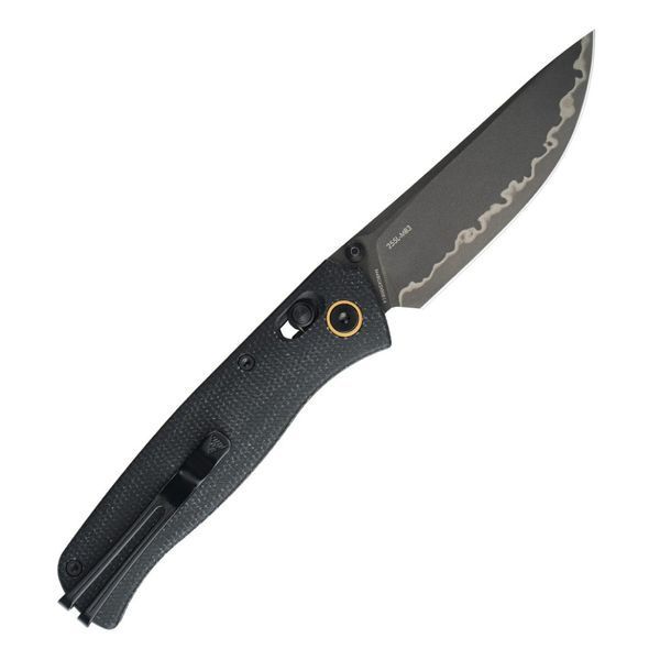 Ніж складаний туристичний SRM Medal 255L-MB3 (8.2 см) 140Cr / Micarta чорний 255L-MB3 фото