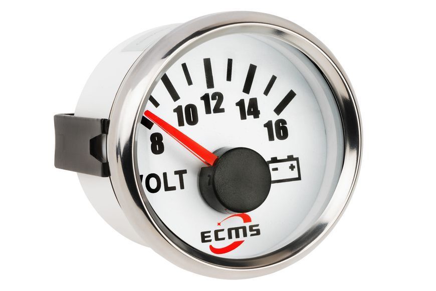 Вольтметр ECMS PMV2-WS-8-16 (білий) 800-00056 фото