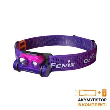 Ліхтар налобний для бігу Fenix HM65R-DT, бузковий HM65RDTNEB фото