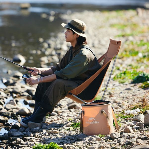 Складане відро для води з ЕВА Naturehike CNK2350CF010, 20&nbsp;л, бежевий 6976507661416 фото