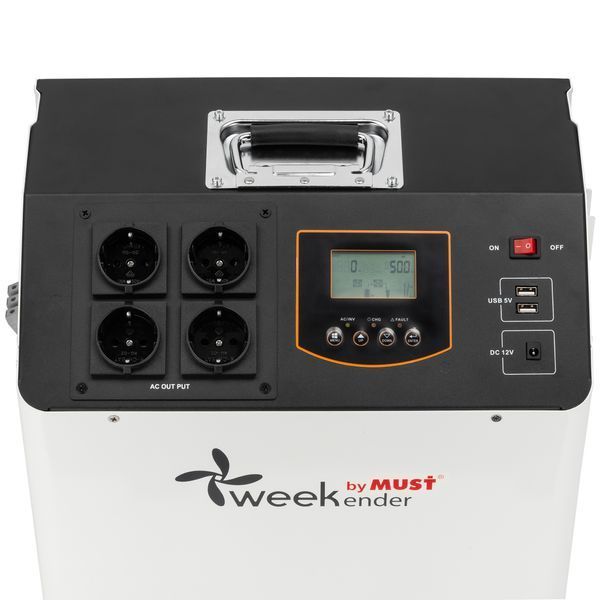 Зарядна станція WEEKENDER by MUST HBP18-2024 2KW 1920WH LiFePO4 кількість циклів 5000 HBP18-2024 фото