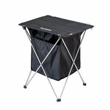 Стіл розкладний з коробкою для зберігання Naturehike NH19JJ084, 1680D Oxford / алюміній, чорний 6927595741948 фото