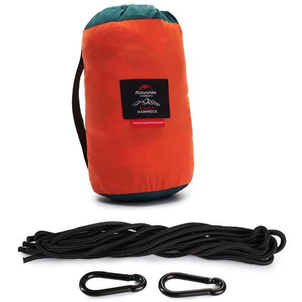 Гамак одномісний Naturehike Single Super light NH17D012-C, 340T polyester, помаранчевий 6927595722145 фото
