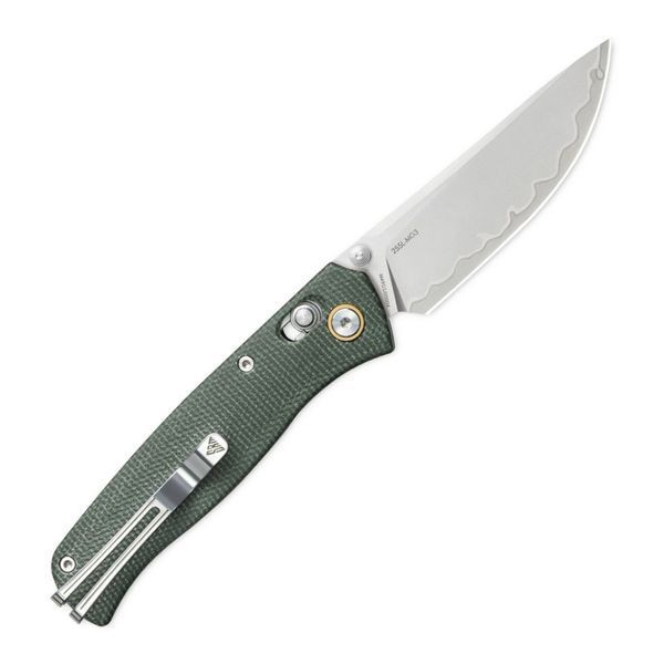 Ніж складаний туристичний SRM Medal 255L-MG3 (8.2 см) 140Cr / Micarta зелений 255L-MG3 фото
