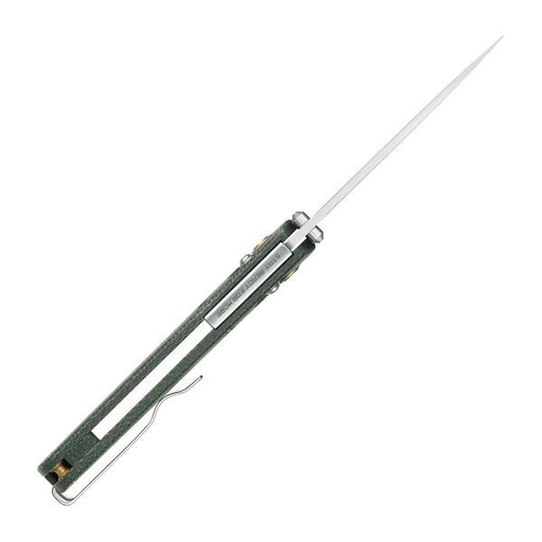 Ніж складаний туристичний SRM Medal 255L-MG3 (8.2 см) 140Cr / Micarta зелений 255L-MG3 фото