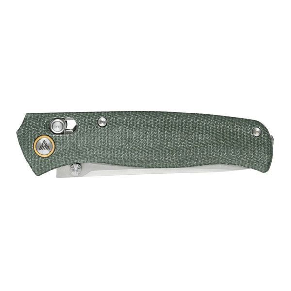 Ніж складаний туристичний SRM Medal 255L-MG3 (8.2 см) 140Cr / Micarta зелений 255L-MG3 фото