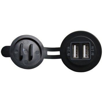 Гніздо USB з подвійним виходом і подствекой. Арт. SF50799-1 SF50799-1 фото