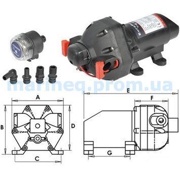 Помпа самовсмоктуюча автоматична Europump 11, 11 л/хв 16.510.12 фото