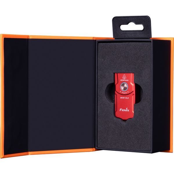 Ліхтар наключний Fenix E03R V2.0, червоний E03RV20RED фото