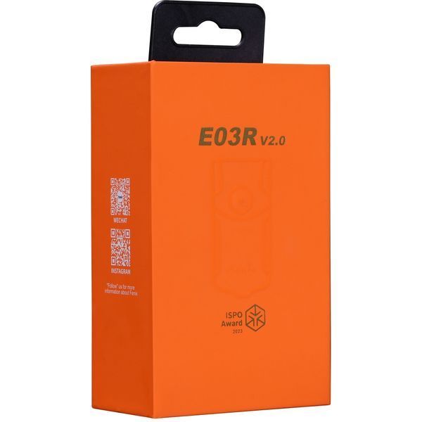 Ліхтар наключний Fenix E03R V2.0, червоний E03RV20RED фото