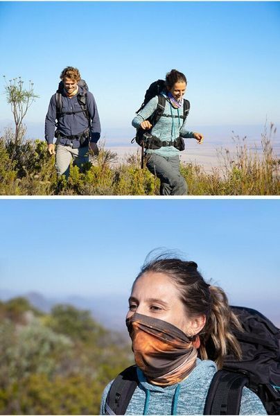 Многофункциональная&nbsp;повязка&nbsp;Cool-feeling&nbsp;Naturehike NH20FS024&nbsp;summit-black&purple 6927595747889 фото