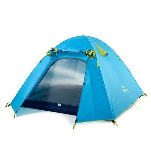 Намет тримісний Naturehike P-Series NH18Z033-P 210T/65D, блакитний 6975641887331 фото