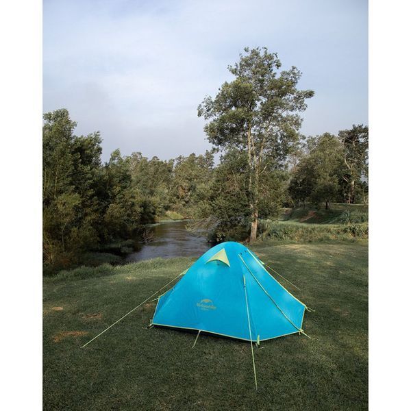 Намет тримісний Naturehike P-Series NH18Z033-P 210T/65D, блакитний 6975641887331 фото