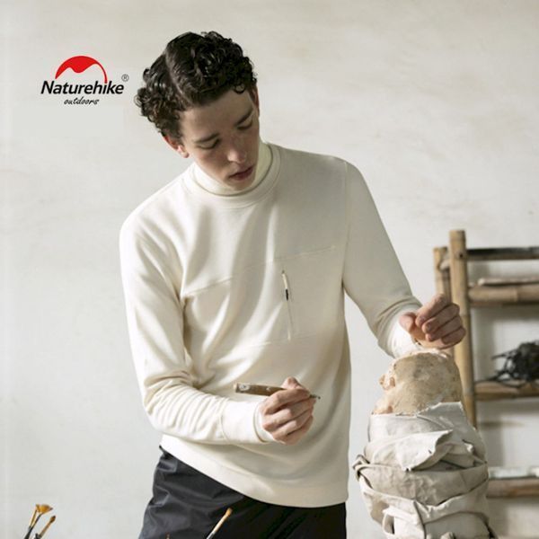 Термо-лонгслів чоловічий Naturehike NH22NY009, зима, розмір XXL, чорний 6927595705360 фото