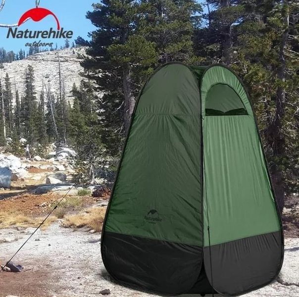 Намет-душ Naturehike&nbsp;NH17Z002-P, 190T, зелений 6927595721445 фото