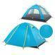 Намет тримісний Naturehike P-Series NH18Z033-P 210T/65D, блакитний 6975641887331 фото 3