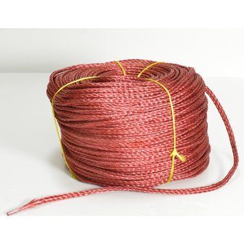 Мотузка нетонуча червона, 12 мм, 200м Haida 12 red фото