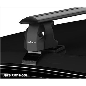 Кросбар / рейлінги ROAHTRIP Heavy-duty 150/300 кг, Airfoil Aluminum, довжина 115 см, кріплення Bare Car Roof JYE115-JJ06 фото