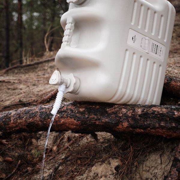 Каністра для води Naturehike NH16S012-T, 24 літрів, сіра 6927595799505 фото