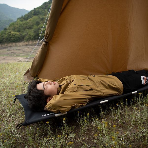 Ліжко складане Naturehike XJC05 NH20JJ001, Поліестер Oxford / алюміній, бежевий 6927595761434 фото