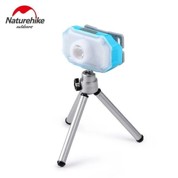Ліхтар налобний Naturehike NH18T001-A, чорно-блакитний 6927595735145 фото