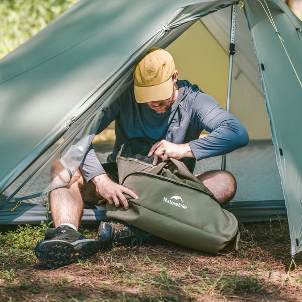 Стілець складаний ультралегкий Naturehike CNK2550JJ013 Yamami YL01, розмір L, алюміній, чорний 6927595774410 фото
