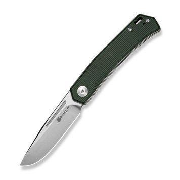 Ніж складаний кишеньковий Sencut Braxx, (7.93 см) D2 / Canvas Micarta зелений S25089-2 фото