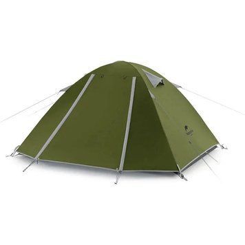 Намет чотиримісний Naturehike P-Series NH18Z044-P, 210T65D, хакі 6927595783702 фото