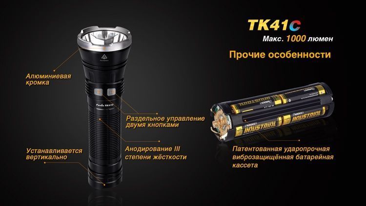 Ліхтар ручний Fenix TK41 C-L2U2 TK41C фото
